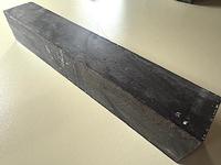 African Blackwood Turning Square - 3-1/2" sqr x 11"
